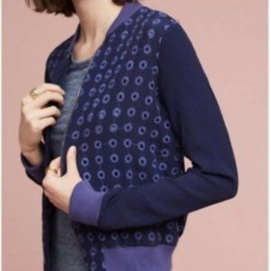 💜Anthropologie Amadi Eyelet Bomber Jacket (Sm)